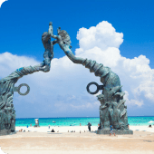 Playa del Carmen arco maya